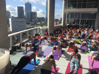 GRIT Fitness Yoga Studio Class in Dallas